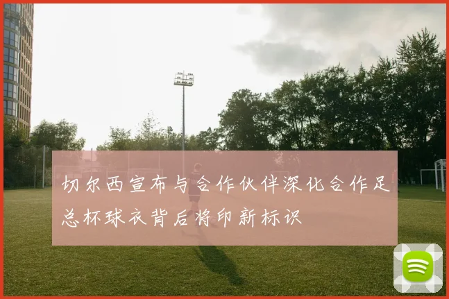 切尔西宣布与合作伙伴深化合作足总杯球衣背后将印新标识