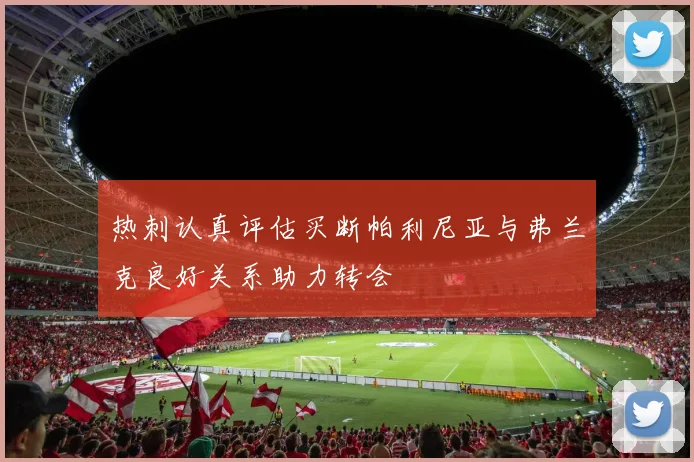 热刺认真评估买断帕利尼亚与弗兰克良好关系助力转会